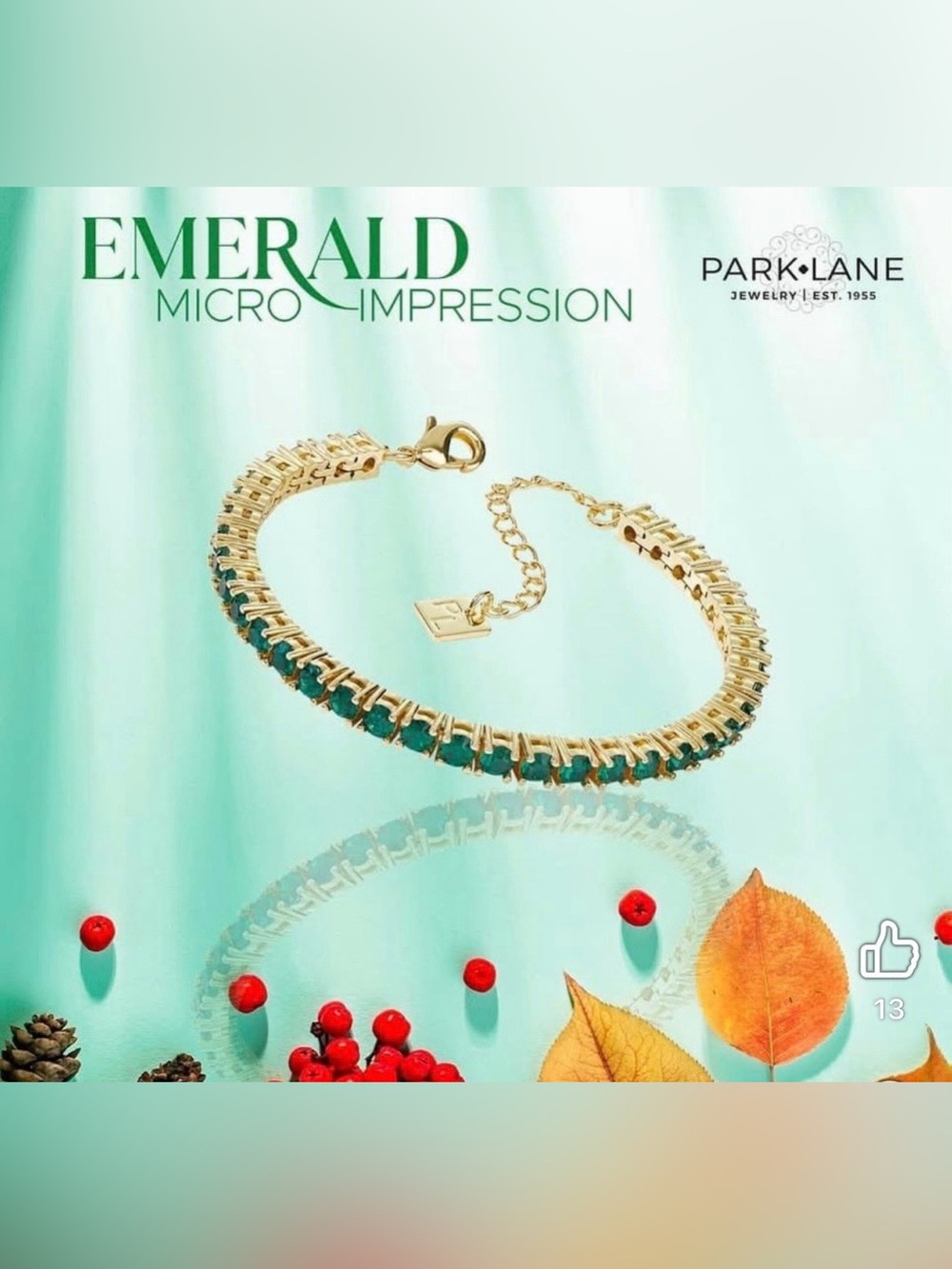 Park Lane “Emerald” Micro Impression Bracelet! This Has Been Altered!!!